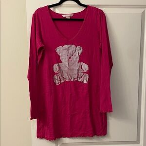 Vintage Victoria’s Secret Nightshirt with Bear Design, Size L